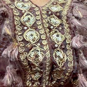 Jewelry embellished Lace dress Italian